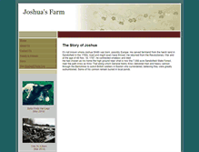 Tablet Screenshot of joshuasfarm.com